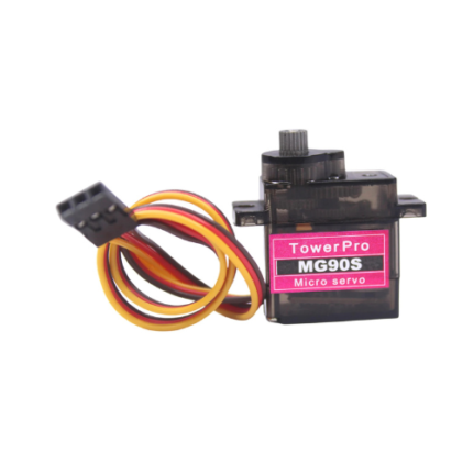 Tower Pro MG90S micro servo motor with metal gear 180 degree rotation